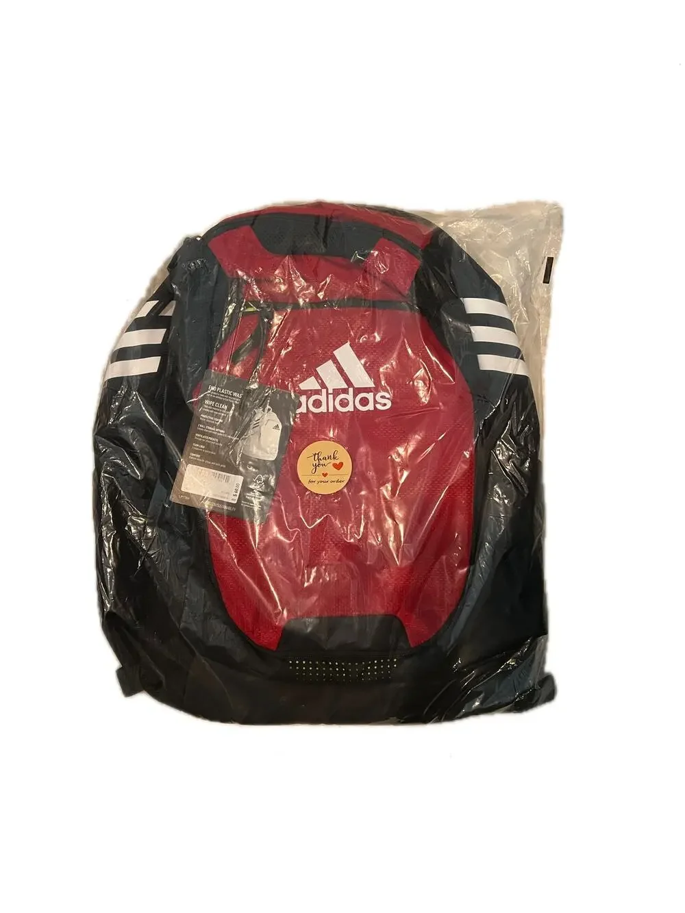 NWT Adidas Team Power Red Backpack Soccer Gym Bag